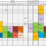 Planning des entraînements de la section Compétition