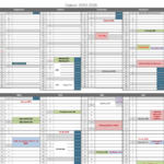 Planning des compétitions 2019-2020