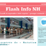 Ecole de natation : rappel des consignes sanitaires